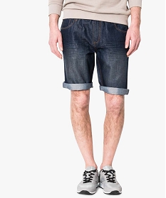 bermuda en jean 5 poches bleu shorts en jean1550701_1
