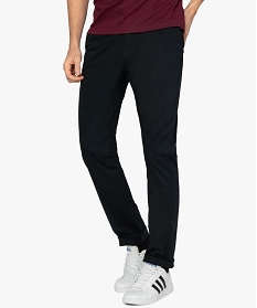 pantalon homme chino straight taille normale noir1556801_1