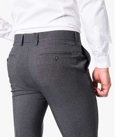 pantalon de ville uni gris pantalons de costume1560101_2