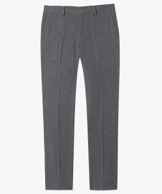 pantalon de ville uni gris pantalons de costume1560101_4