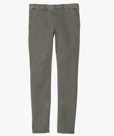 pantalon homme chino straight taille normale vert1562801_4