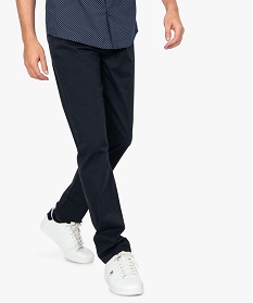 pantalon homme chino coupe slim bleu pantalons1563001_1