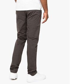 pantalon homme chino coupe slim gris pantalons de costume1563101_3