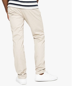 pantalon homme chino straight taille normale beige1563201_3