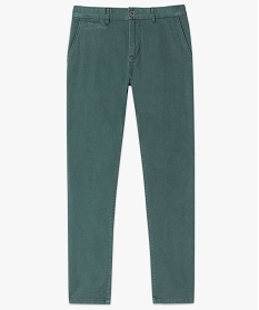 pantalon homme chino coupe slim vert pantalons de costume1563601_4