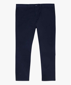 pantalon homme grande taille chino en stretch coupe straignt bleu1565701_4