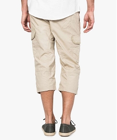 bermuda en coton a poches plaquees beige shorts et bermudas1566301_3