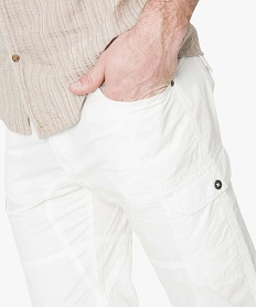 bermuda multi-poches en toile beige1566901_2