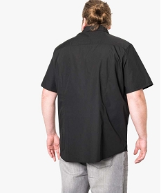 chemise manches courtes repassage facile noir1577401_3