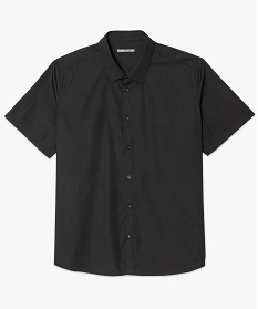 chemise manches courtes repassage facile noir1577401_4