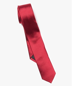 cravate unie pour homme rouge1598301_2