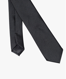 cravate unie pour homme noir1598601_4