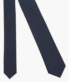 cravate unie pour homme bleu1599901_4