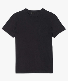 tee-shirt a manches courtes avec poche poitrine noir tee-shirts1654301_4