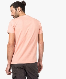 tee-shirt a manches courtes imprime graphique orange tee-shirts1660001_3