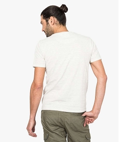 tee-shirt texture uni a poche beige1664901_3