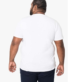 tee-shirt uni manches courtes blanc1678701_3