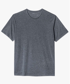 tee-shirt uni manches courtes gris1678901_4