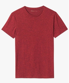 tee-shirt uni manches courtes rouge1679101_4