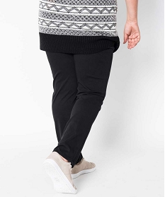 pantalon femme ajuste a taille elastique noir leggings et jeggings1692901_3