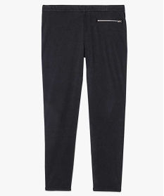 pantalon femme ajuste a taille elastique noir leggings et jeggings1692901_4