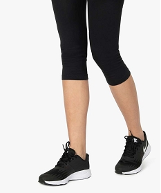 legging femme court en coton stretch noir leggings et jeggings1693001_2