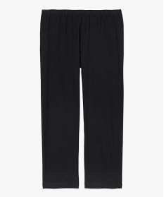 legging femme court en coton stretch noir leggings et jeggings1693001_4