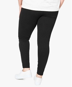 legging uni en coton stretch noir1693601_3