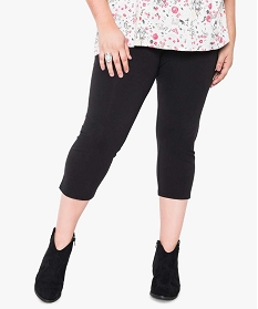 GEMO Legging uni longueur 78ème femme grande taille noir standard