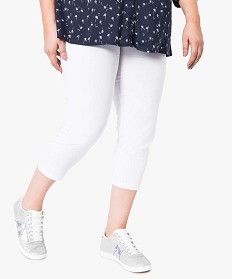 SHORT BLEACH PANTALON BLANC:40280130181-Coton////