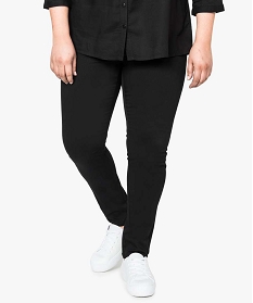jegging femme en denim stretch aspect delave noir pantalons et jeans1705301_1
