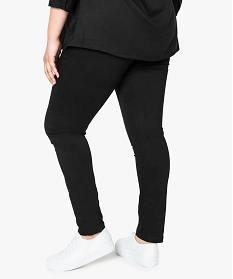jegging femme en denim stretch aspect delave noir pantalons et jeans1705301_3