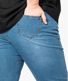 jean droit uni en stretch gris pantalons et jeans1710701_2