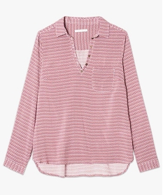 chemise fluide a motifs rose chemisiers et blouses1758401_4