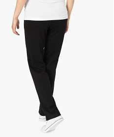 pantalon de grossesse droit en jersey avec lien a la taille noir pantalons1791501_3