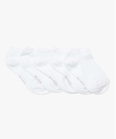 chaussettes bebe fille courtes (lot de 5) blanc2016401_1