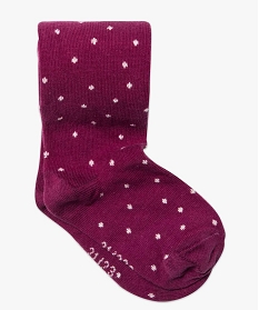 collants chauds et opaques violet chaussettes fille bebe2017401_1