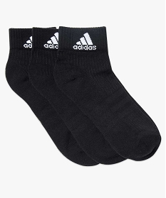 lot x3 paires de chaussettes basse unies adidas noir2033301_1