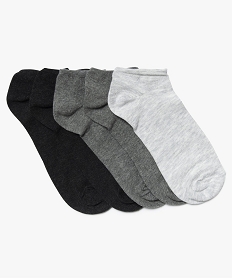 chaussettes homme tige ultra-courtes (lot de 5) gris standard2042201_2