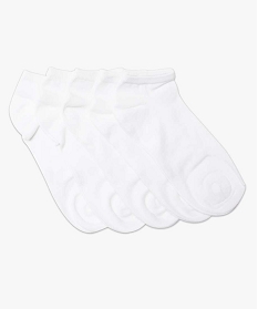 chaussettes homme tige ultra-courtes (lot de 5) blanc standard2042301_1