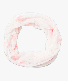foulard snood imprime blanc sous-categorie pre-soldes accessoires fille2088501_1