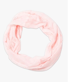 foulard snood imprime rose sous-categorie pre-soldes accessoires fille2088601_1