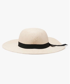 chapeau avec noeud en ruban beige sacs bandouliere2111401_1