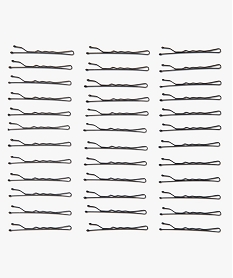 pinces a cheveux plates (lot de 36) noir standard accessoires cheveux2129501_2