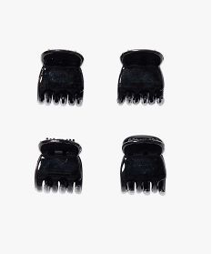 GEMO Lot de 4 pinces crabe Noir