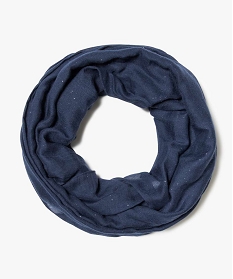 foulard snood paillete bleu sacs bandouliere2146401_1