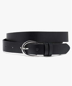 ceinture femme en cuir avec boucle arrondie noir autres accessoires2165301_1