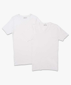 lot de 2 tee-shirt blanc blanc tee-shirts et debardeurs2230901_1