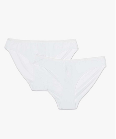 culotte microfibre sans coutures femme (lot de 2) blanc2269401_4
