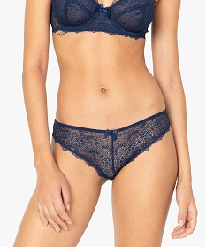 culotte femme en dentelle et tulle (lot de 2) bleu2269901_1